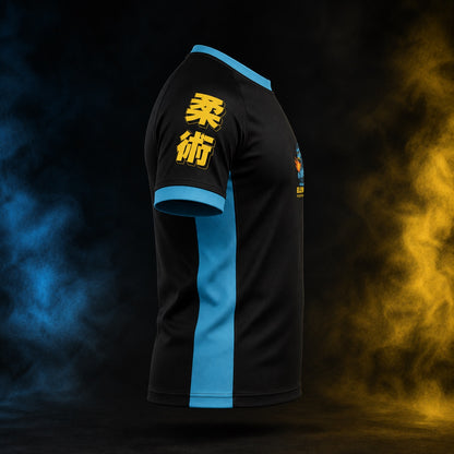 Blazing Ape kids BJJ rashguard left side view