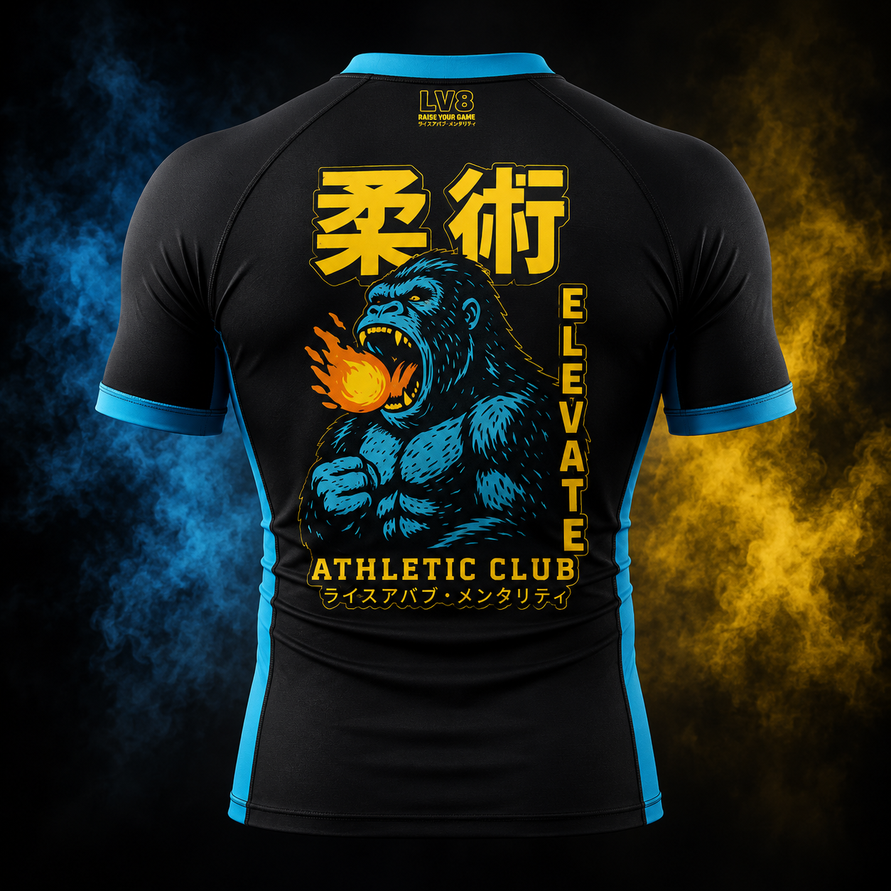 Blazing Ape rashguard back view