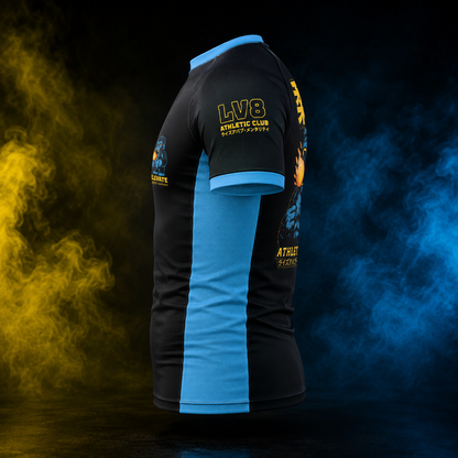 Blazing Ape rashguard alternate side view