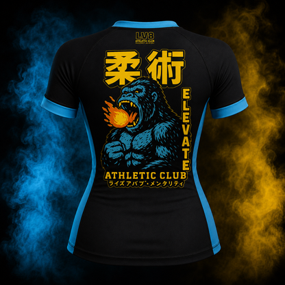 Blazing Ape women's rashguard back view