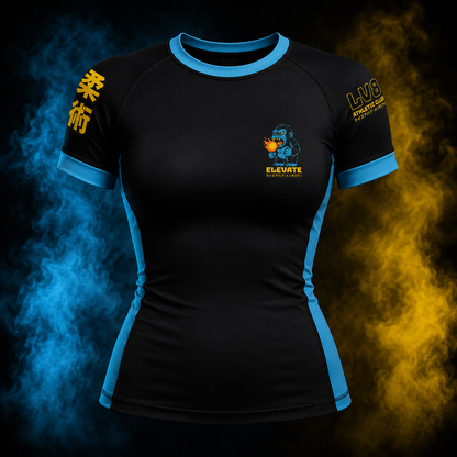 Blazing Ape women's rashguard front view