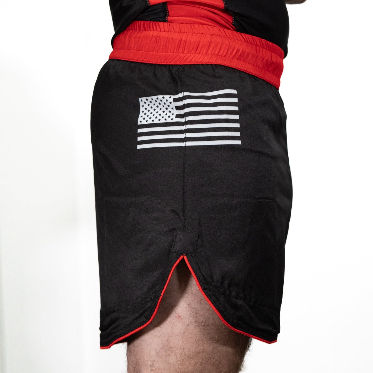 Elevate V1. Fight Shorts - Red. - Elevate Athletic Club