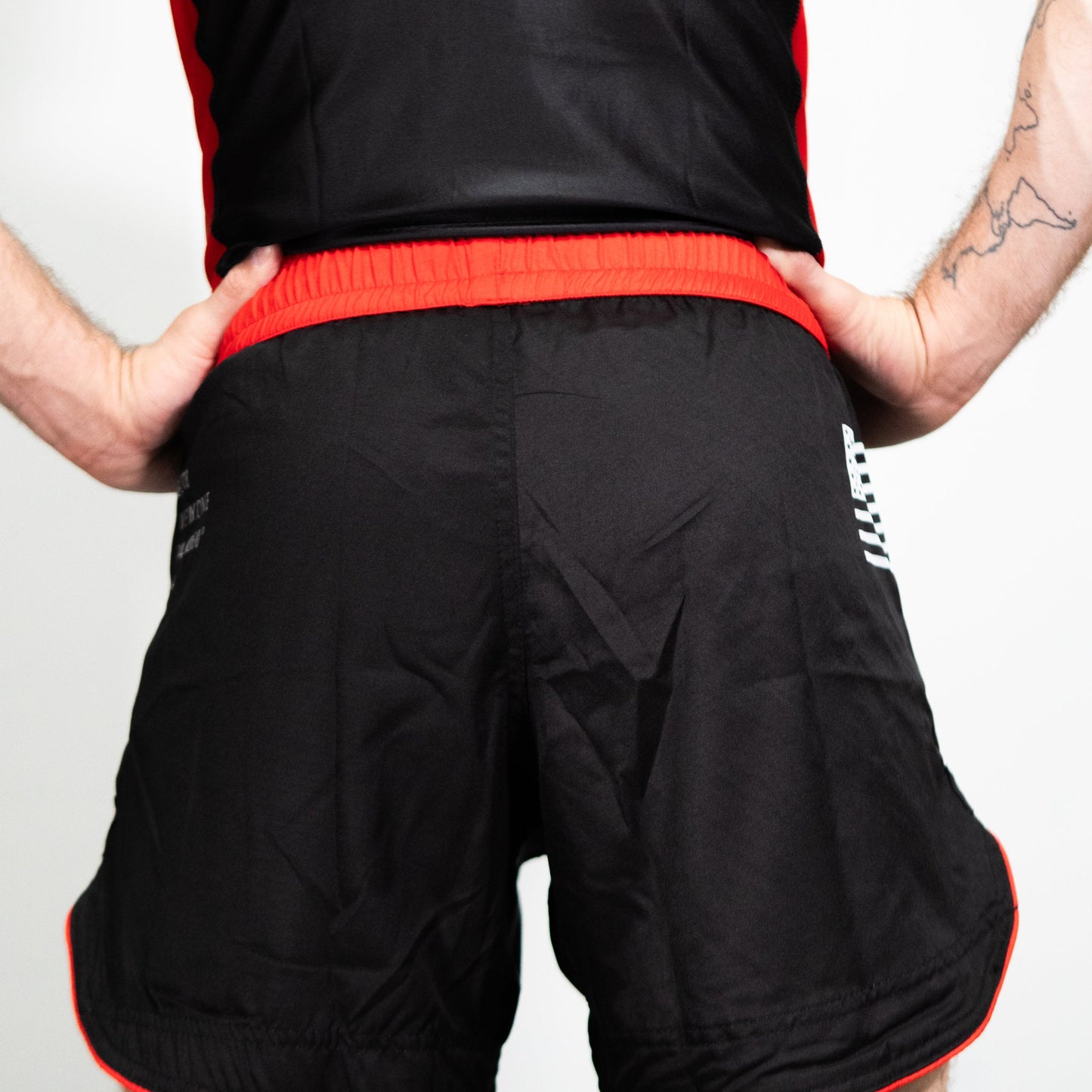 Elevate V1. Fight Shorts - Red. - Elevate Athletic Club